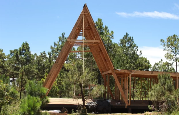 Construcción de cabaña en Cumbres