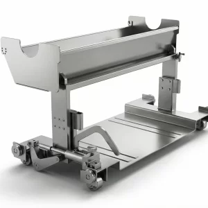 fabricación de carros de tinta de rotograbado para máquinas Cerutti en acero inoxidable tipo 304