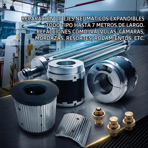 Reparación de ejes neumáticos